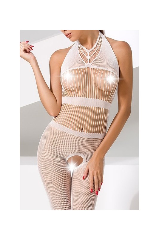 Combinaison BS048 - Blanc | Passion bodystockings