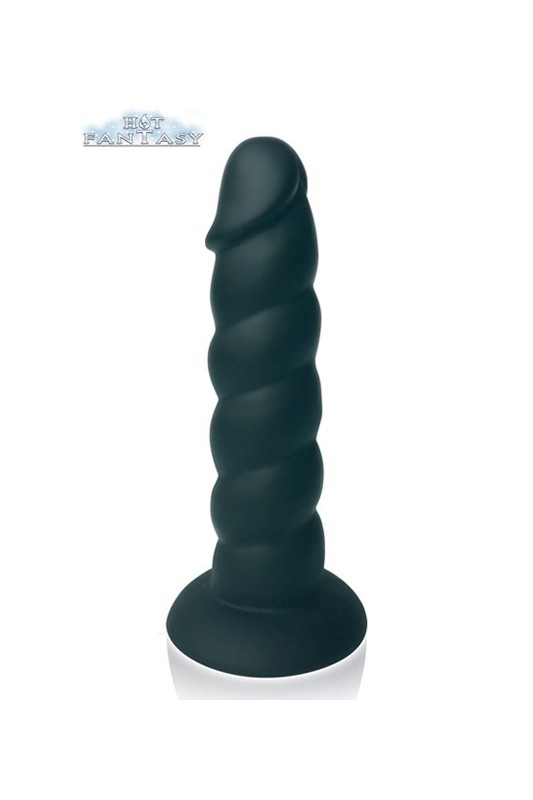 Gode ventouse Rowan (taille XL) noir Hot Fantasy - 1 Gode ventouse Rowan (taille XL) noir Hot Fantasy - 1