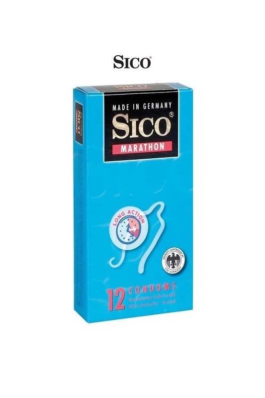 12 préservatifs Sico MARATHON - Préservatifs - MyLibido