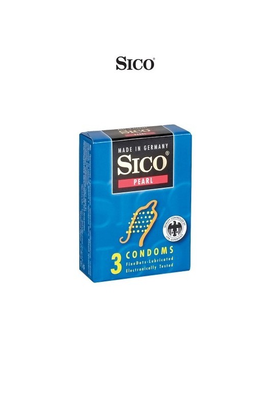 3 préservatifs Sico PEARL | Sico