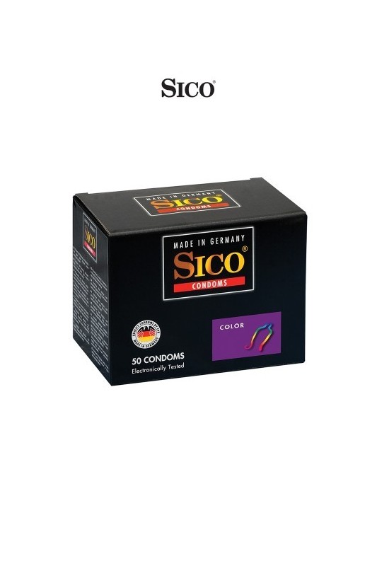 50 préservatifs Sico COLOUR | Sico
