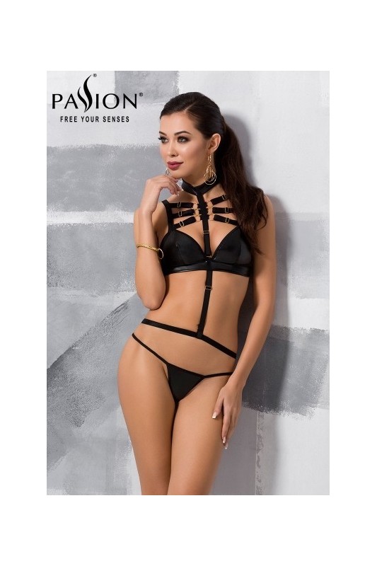 Ensemble faux cuir Lamis | Passion lingerie