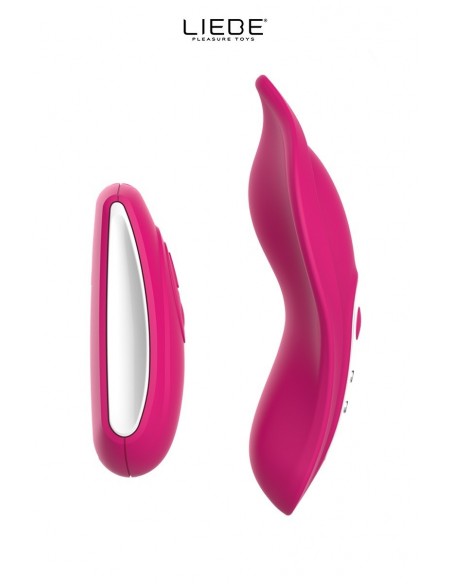 Stimulateur chauffant télécommandé Panty Vibe - cerise | Liebe