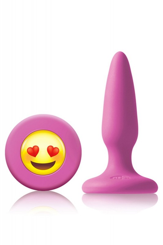 Plug Anal Mojis ILY Small - rose - Plaisir Anal - MyLibido