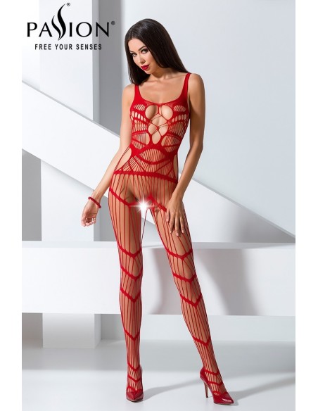 Combinaison BS058 - Rouge | Passion bodystockings