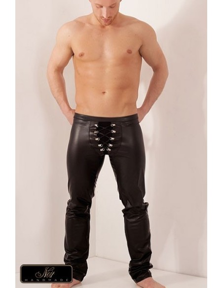 Pantalon lacé Hunt | Noir HandMade