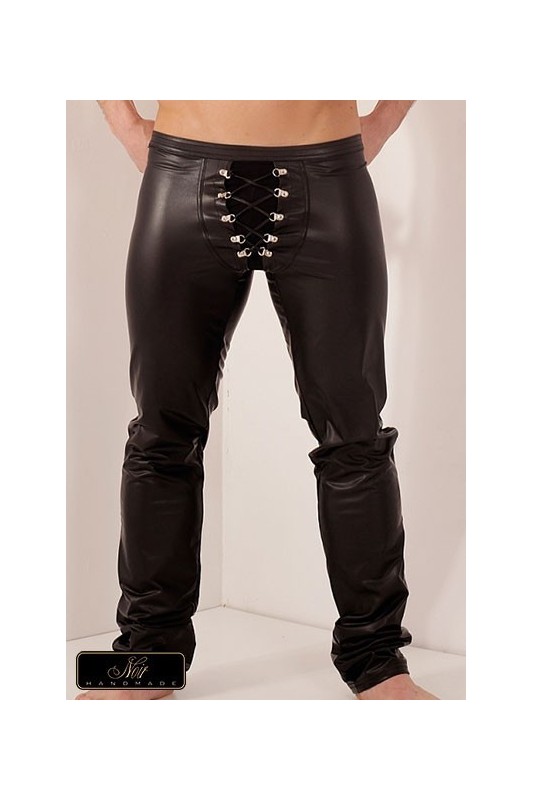 Pantalon lacé Hunt | Noir HandMade
