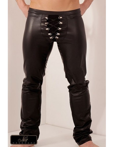 Pantalon lacé Hunt | Noir HandMade