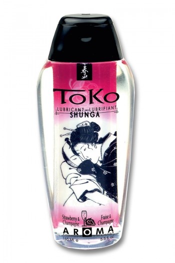 Lubrifiant Toko Aroma - vin pétillant et fraise | Shunga