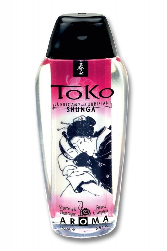 Lubrifiant Toko Aroma - vin pétillant et fraise | Shunga