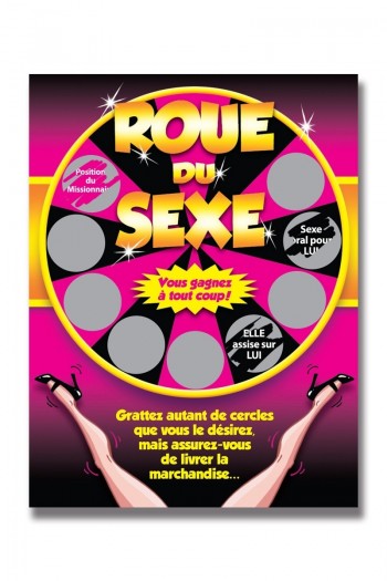 Carte à gratter roue du sexe | Ozzé