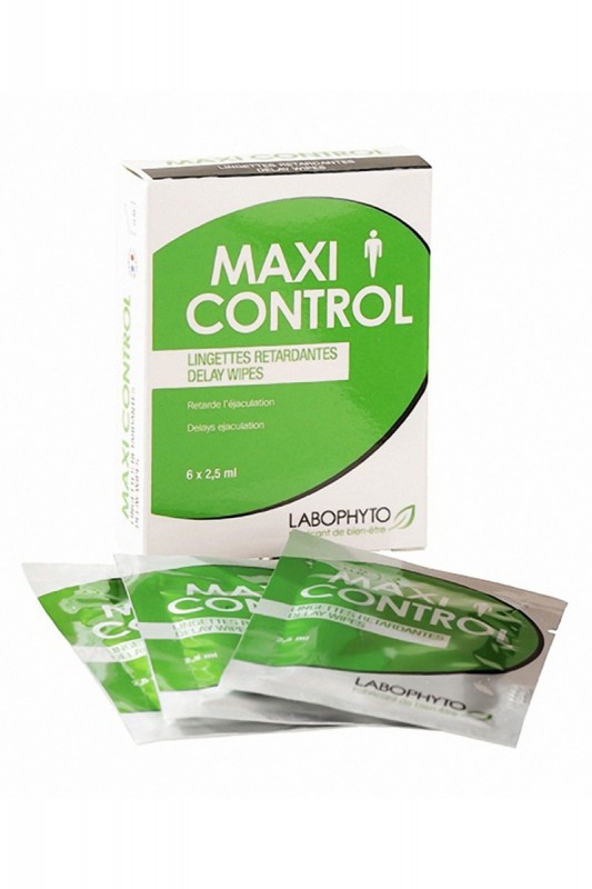 Lingettes retardantes Maxi Control - Labophyto - Booster sexuel - MyLibido
