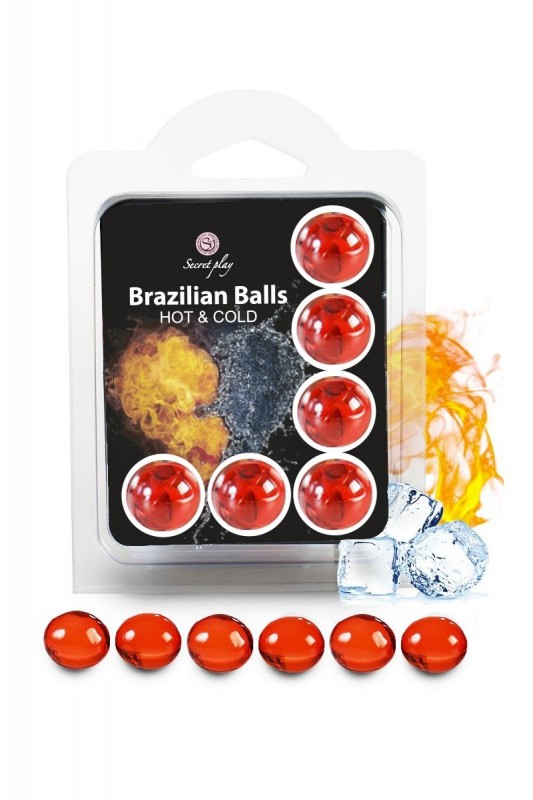 6 Brazilian balls effet chaud & froid - Massage érotique - MyLibido
