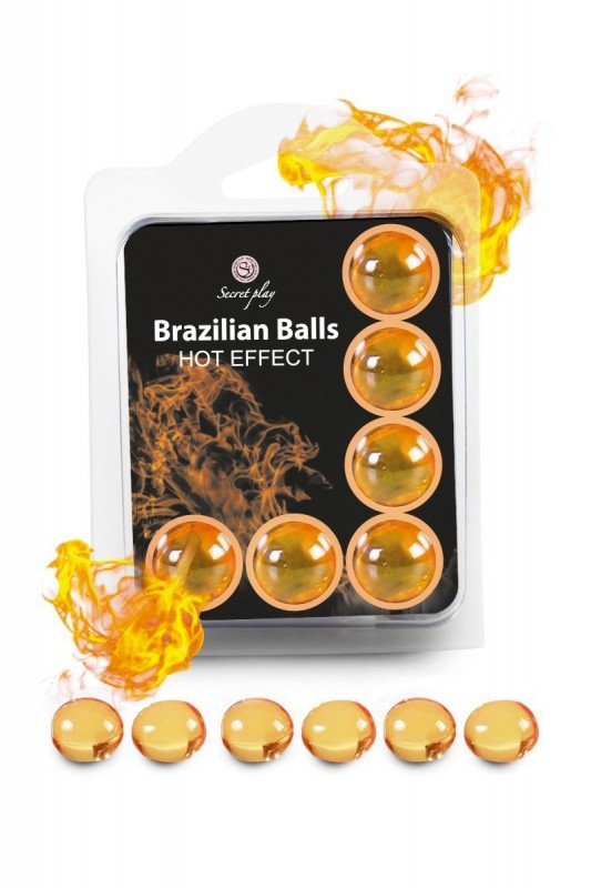 6 Brazilian Balls - effet chaud - Massage érotique - MyLibido