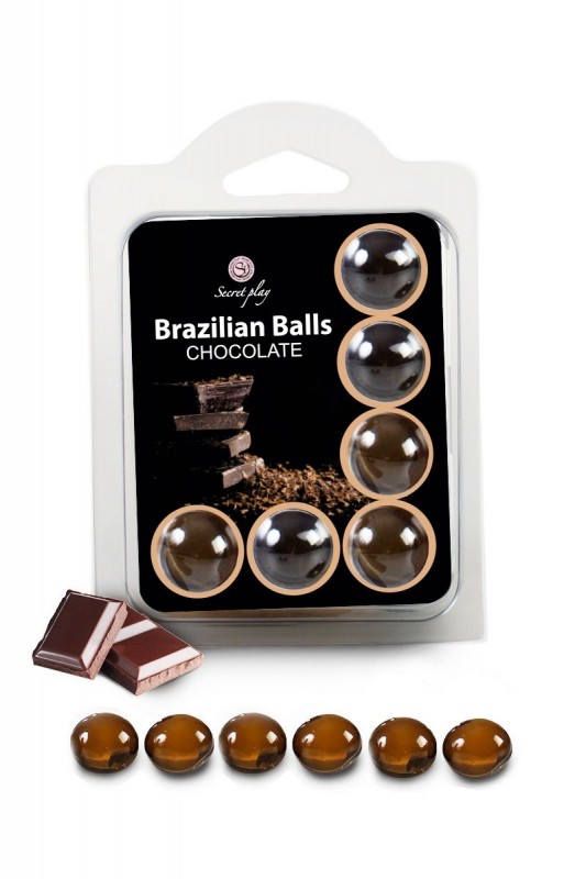 6 Brazilian Balls - chocolat | Secret Play
