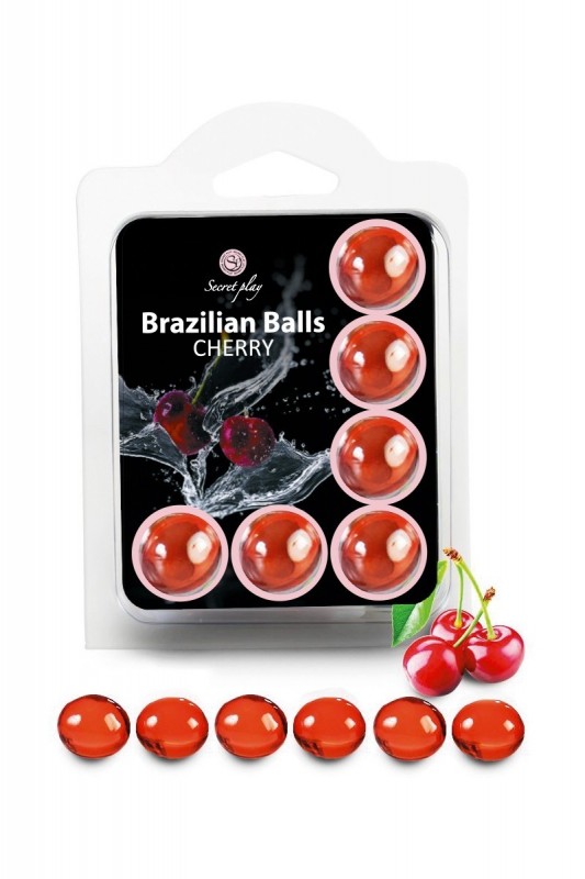 6 Brazilian Balls - cerise - Massage érotique - MyLibido