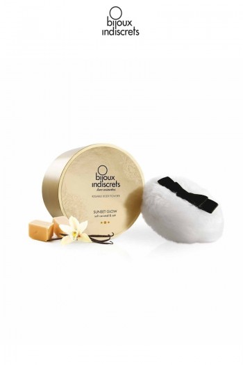 Poudre corporelle embrassable Caramel | Bijoux Indiscrets