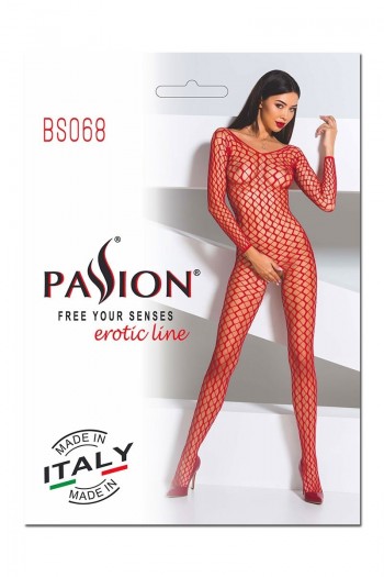 Bodystocking BS068 Rouge | Passion bodystockings 2