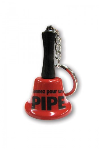 Porte clé clochette - sonnez pour une pipe | Ozzé