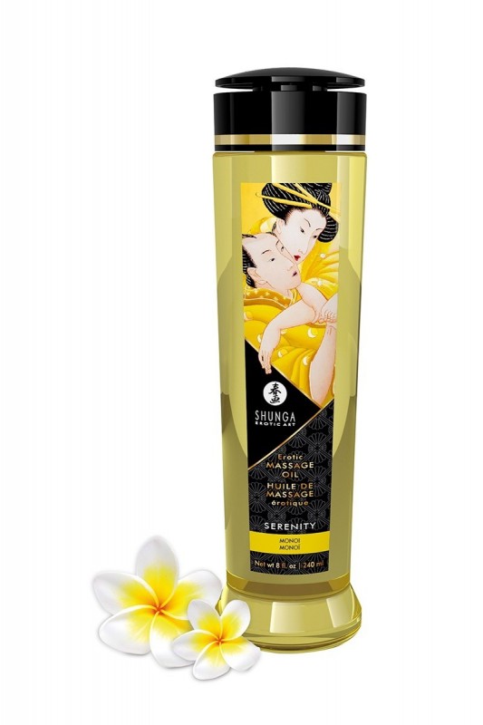 Huile de massage parfum monoï - Shunga - Busyx Bien être - MyLibido