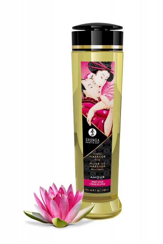 Huile de massage Coeur de lotus - Shunga - Busyx Bien être - MyLibido