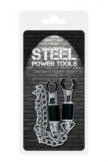 Pinces avec chaine pour tétons | Steel Power Tools 2