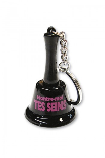 Clochette porte-clés - Montre-moi tes seins | Ozzé