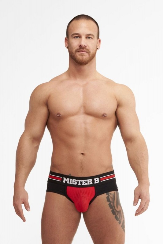 Slip homme Urban Amsterdam rouge | Mister B