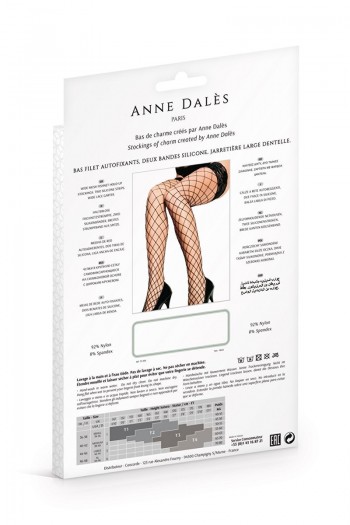 Erica - Bas top filet noirs | Anne d'Alès 2