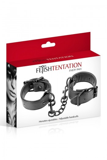Menottes BDSM simili cuir | Fetish Tentation 2