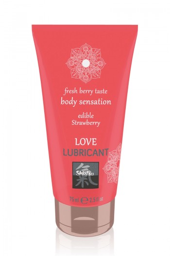 Lubrifiant comestible - fraise | Shiatsu