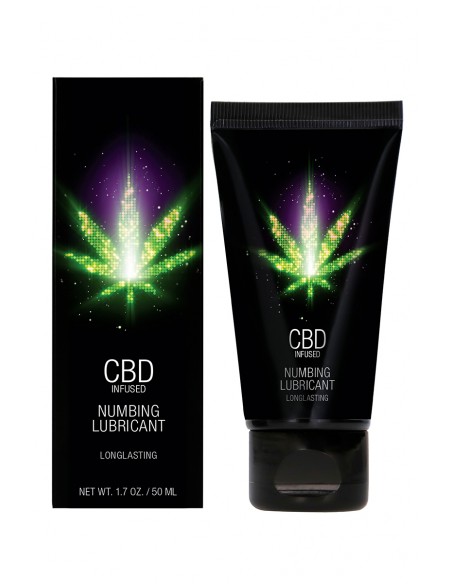 Gel lubrifiant et retardant à l'eau et au CBD | CBD Cannabis