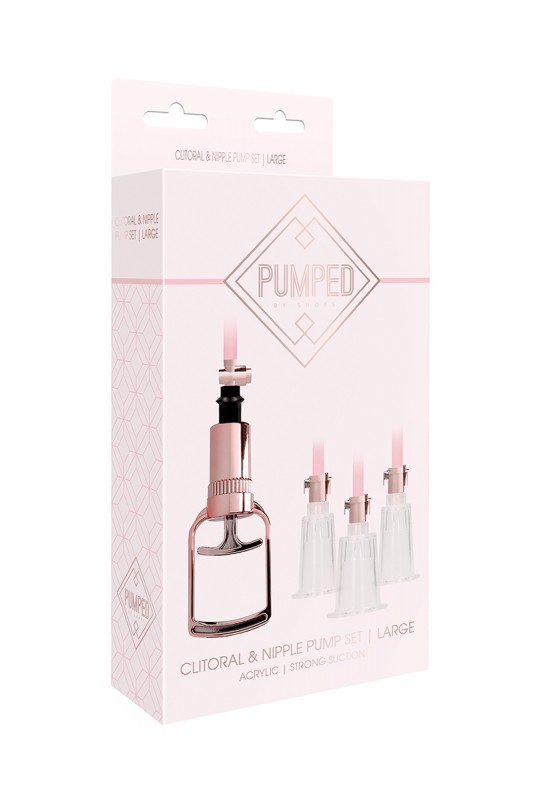 Pompe manuelle pour tétons et clitoris - Large | Pumped