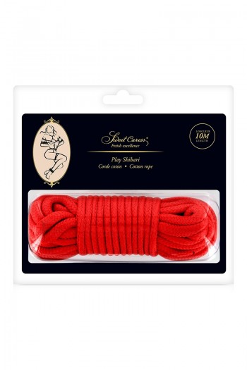 Corde 10 mètres rouge | Sweet Caress | Sweet Caress 2