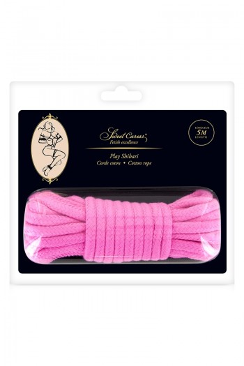 Corde 5 mètres rose | Sweet Caress | Sweet Caress 2