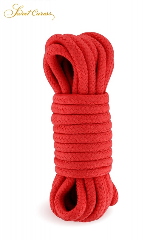 Corde 5 mètres rouge | Sweet Caress | Sweet Caress
