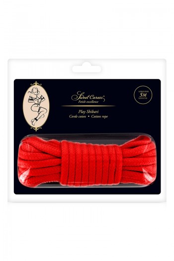 Corde 5 mètres rouge | Sweet Caress | Sweet Caress 2