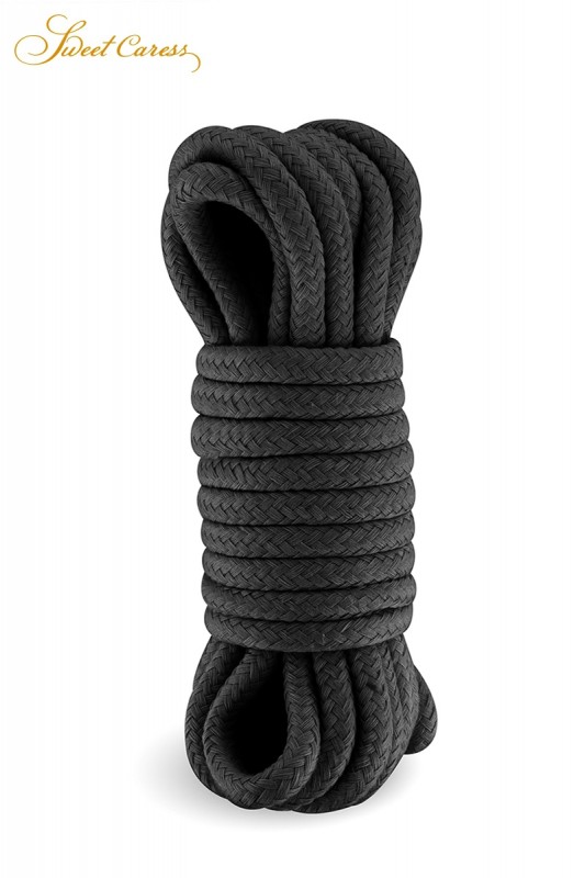 Corde 5 mètres noire | Sweet Caress | Sweet Caress