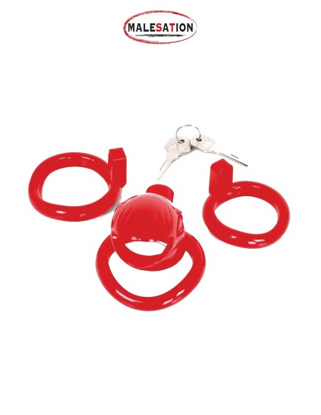 Cage à pénis en ABS rouge | Malesation | Malesation Cage à pénis en ABS rouge | Malesation | Malesation