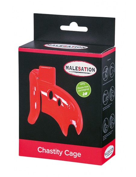 Cage à pénis en ABS rouge | Malesation | Malesation Cage à pénis en ABS rouge | Malesation | Malesation
