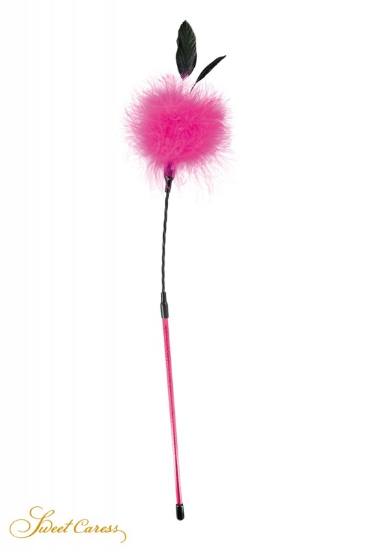 Plumeau pompon rose | Sweet Caress | Sweet Caress