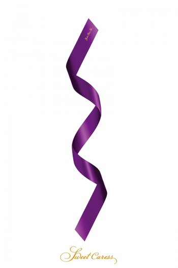 Bandeau de satin violet | Sweet Caress | Sweet Caress