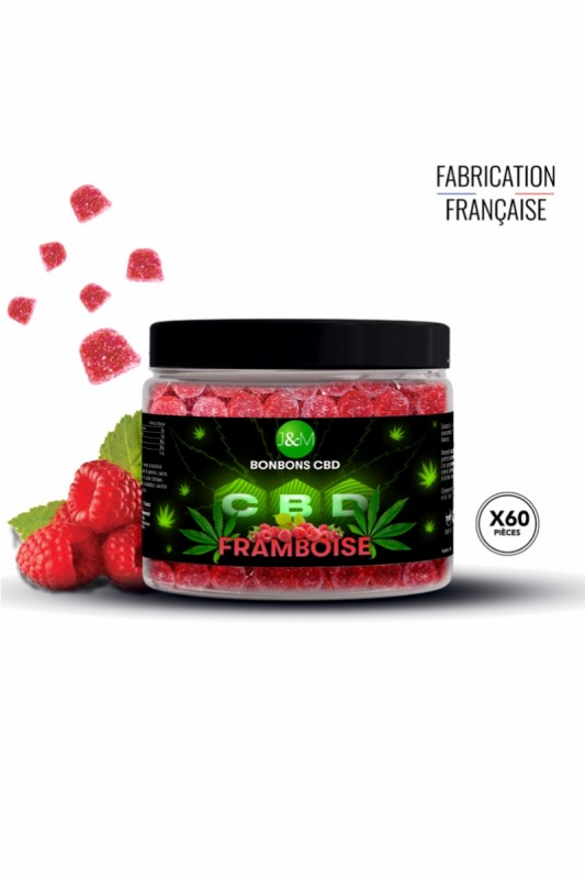 Bonbon au CBD Jacquie & Michel - Framboise | Jacquie & Michel