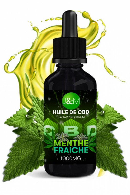 Huile de CBD Jacquie et Michel - Menthe fraîche | Jacquie & Michel