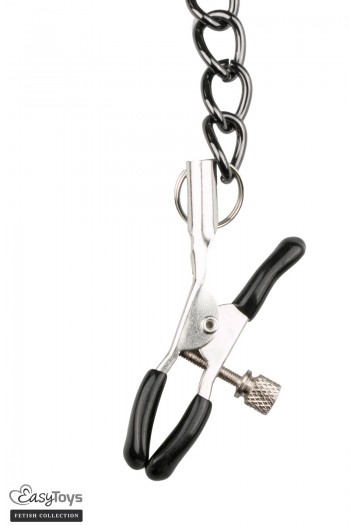 Coffret BDSM collier, laisse et chaînes de seins | Easytoys | Easytoys Fetish Collection 2
