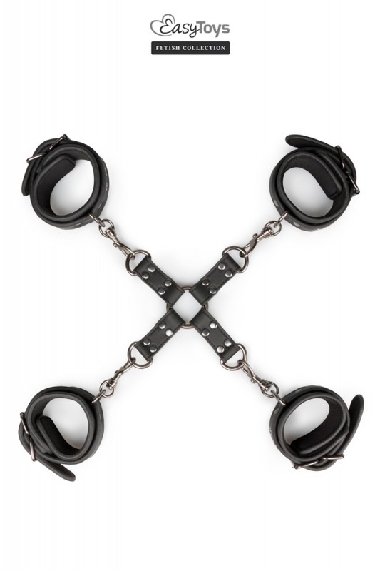 Kit de sangles chevilles et poignets | Easytoys | Easytoys Fetish Collection