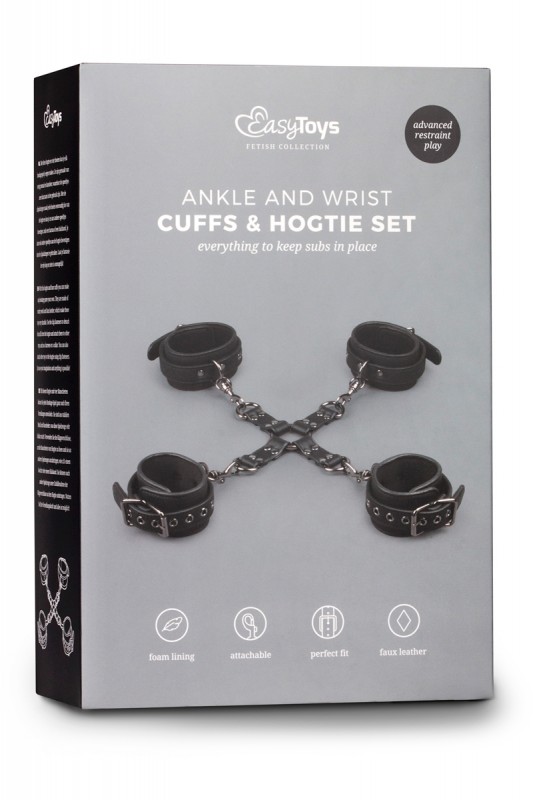Kit de sangles chevilles et poignets | Easytoys | Easytoys Fetish Collection