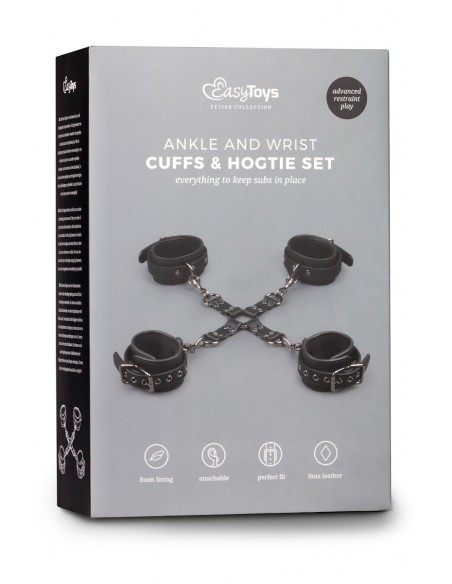 Kit de sangles chevilles et poignets | Easytoys | Easytoys Fetish Collection Kit de sangles chevilles et poignets | Easytoys | Easytoys Fetish Collection
