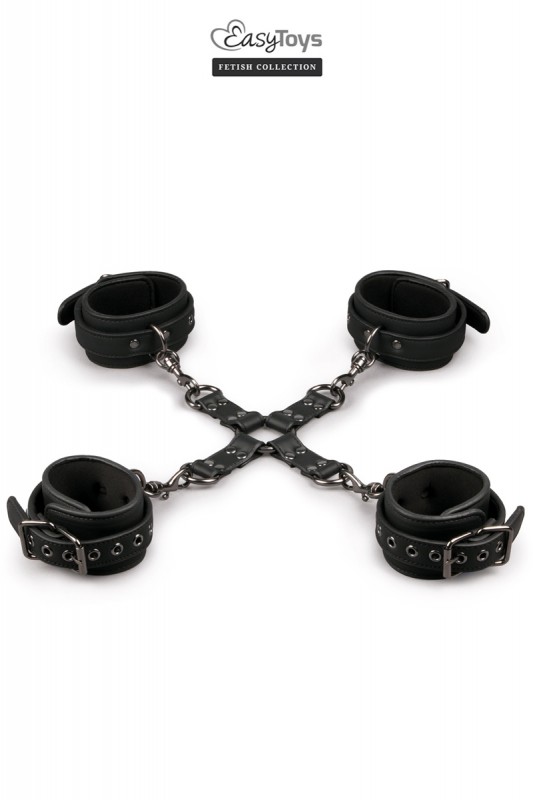 Kit de sangles chevilles et poignets | Easytoys | Easytoys Fetish Collection