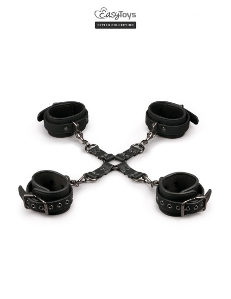 Kit de sangles chevilles et poignets | Easytoys | Easytoys Fetish Collection Kit de sangles chevilles et poignets | Easytoys | Easytoys Fetish Collection